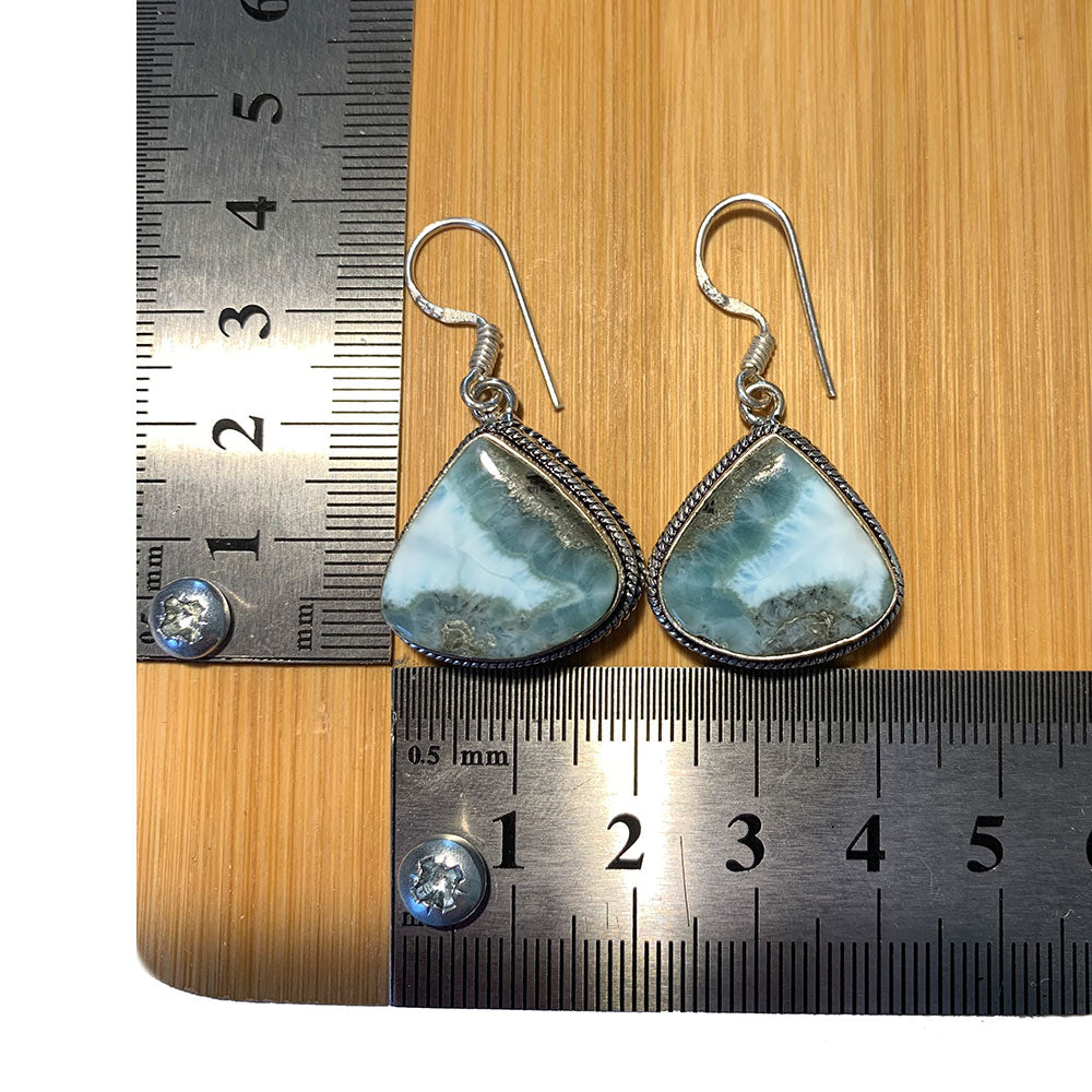 Boucles d'oreilles Larimar