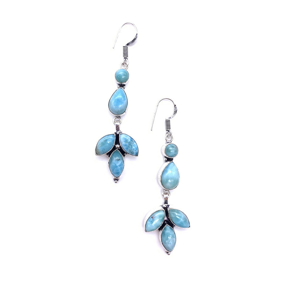 Boucles d'oreilles Larimar