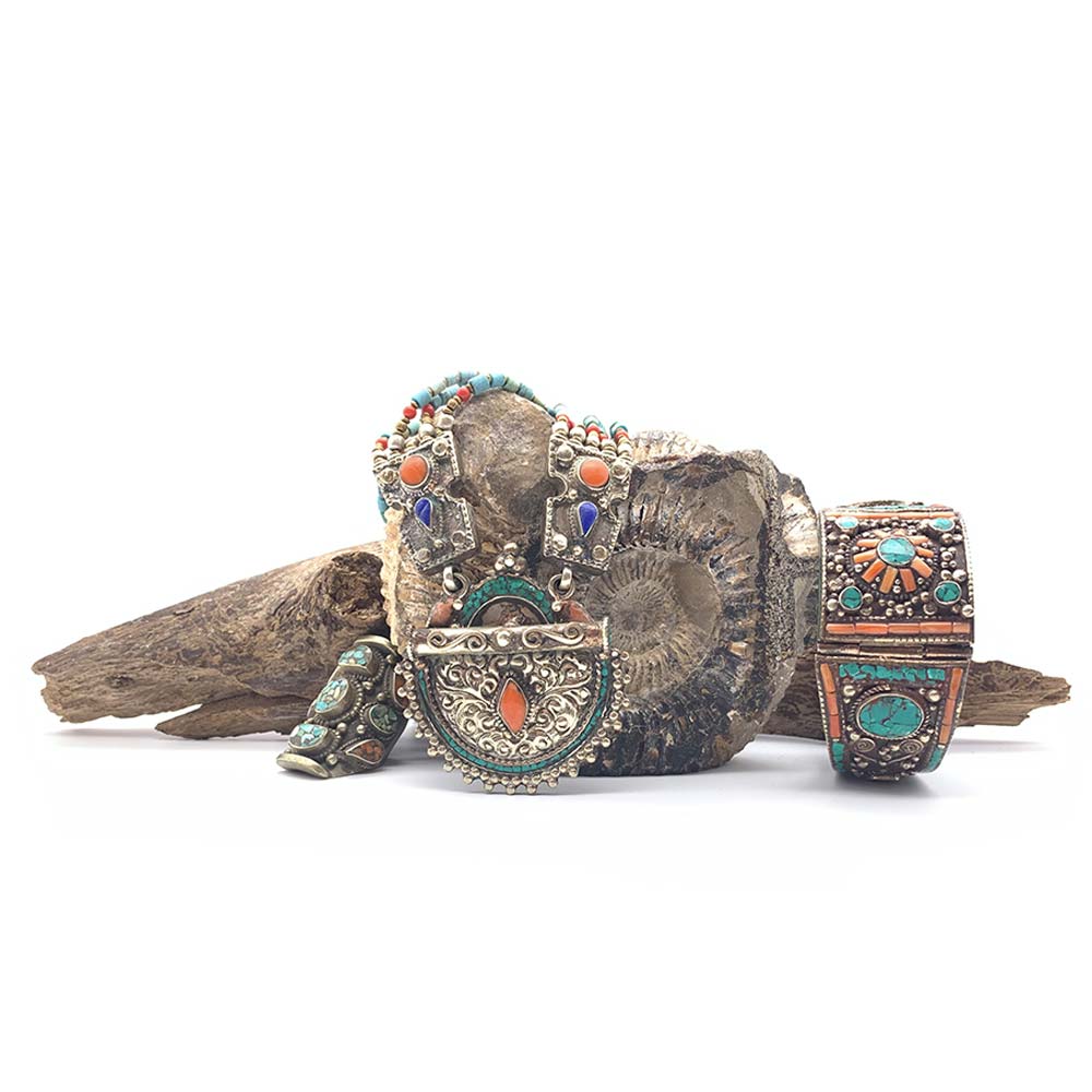 Bague Turquoise - Corail