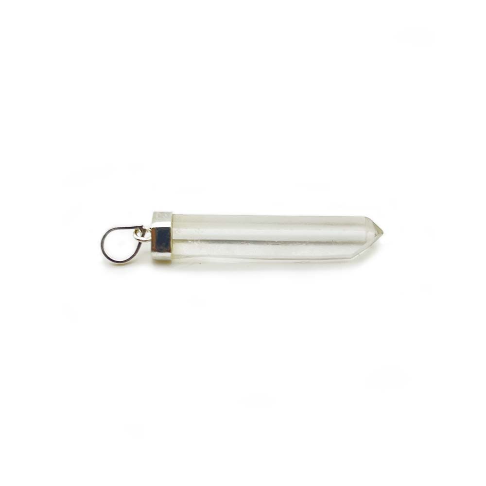 Pendentif Cristal de Roche en Argent