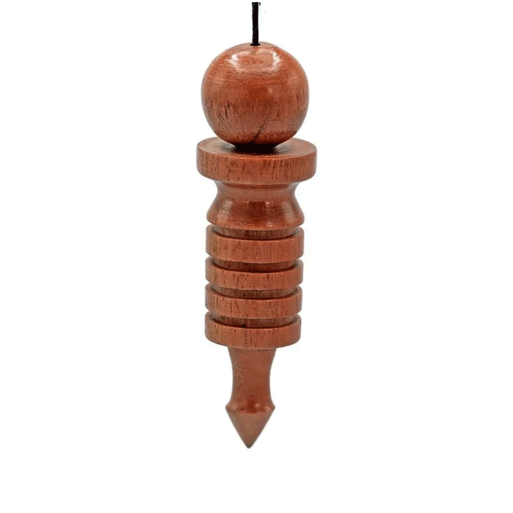 Pendule en bois de néfle