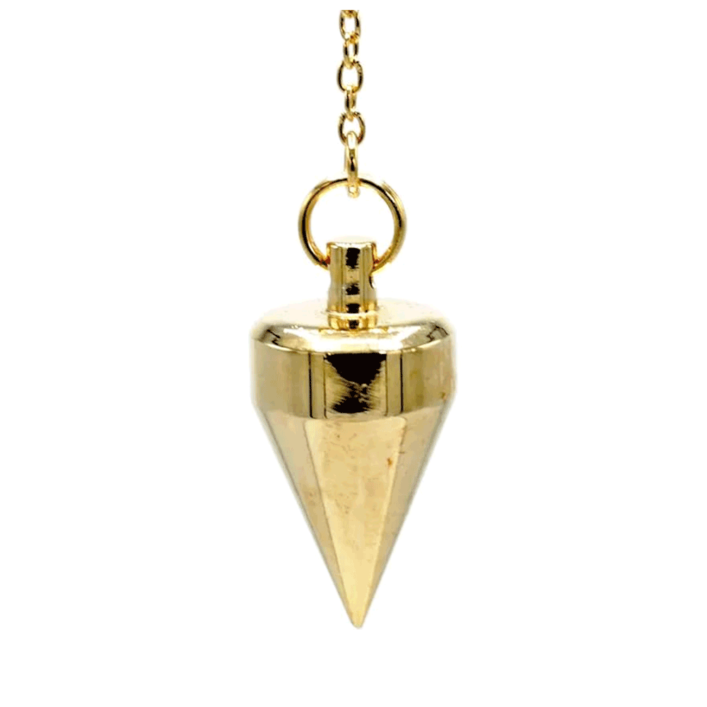 Pendule en laiton plaqué or