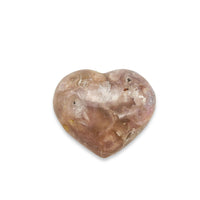 Coeur en Agate Fleur - 6,5 cm