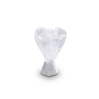 Ange en Cristal de Roche Taillé et Poli - 10 cm