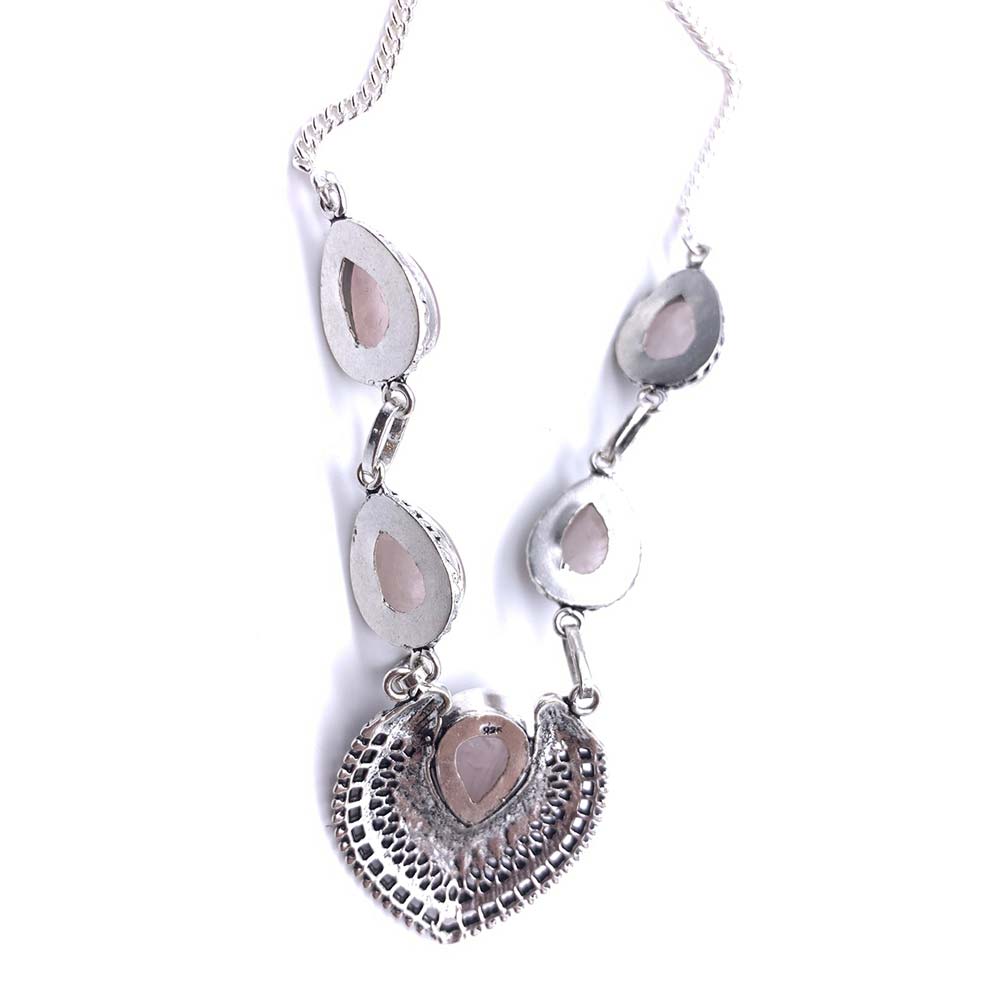 Collier Quartz Rose