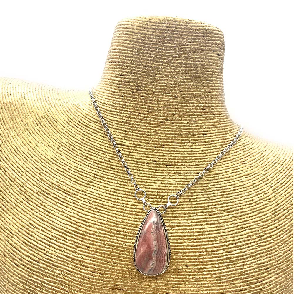 Collier Rhodochrosite