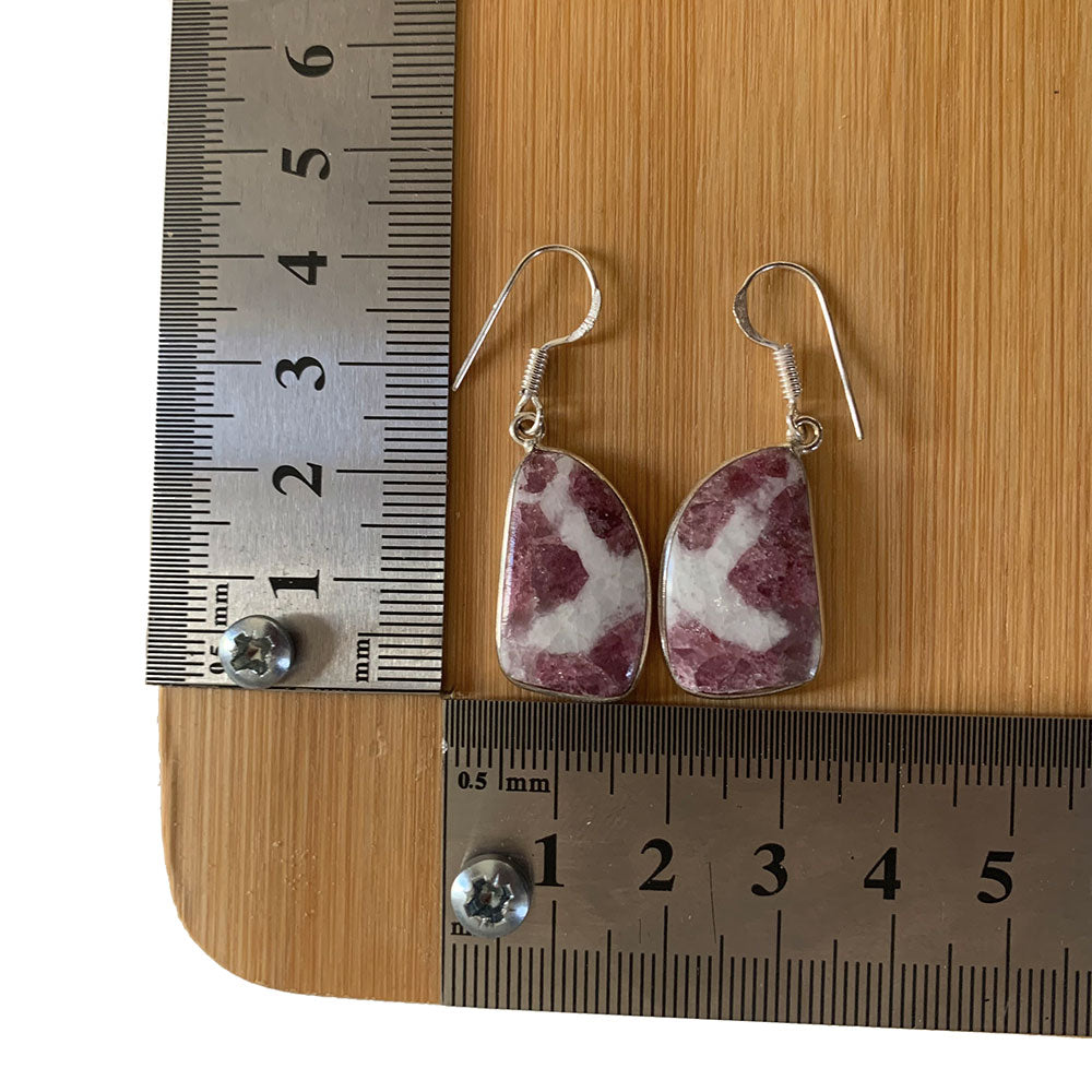 Boucles d'Oreilles Rubellite