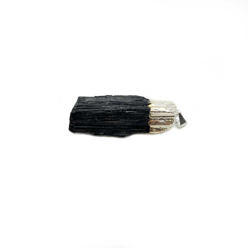 Pendentif Tourmaline Noire Brute