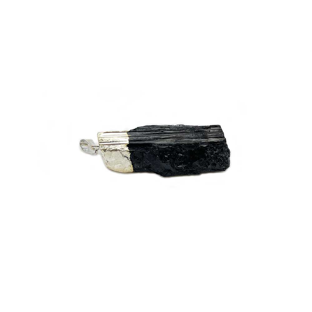 Pendentif Tourmaline Noire Brute